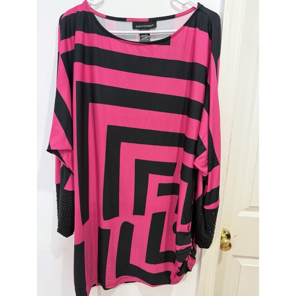ashley stewart  Plus Size Tunic Top 14/16